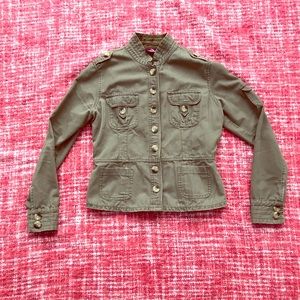 Jordache Jeans Military Style Jacket